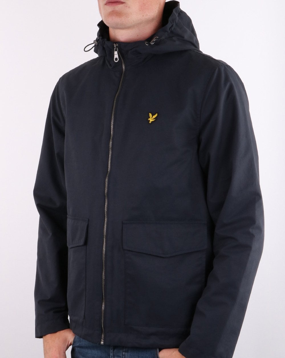 Lyle And Scott Jacke mit Doppeltasche, Dunkelmarineblau