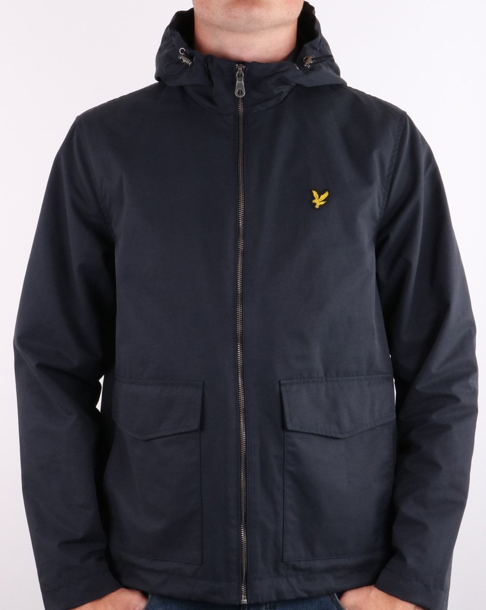Lyle And Scott Jacke mit Doppeltasche, Dunkelmarineblau