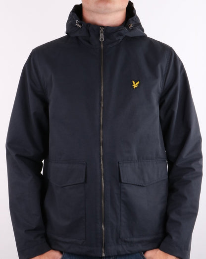 Lyle And Scott Jacke mit Doppeltasche, Dunkelmarineblau
