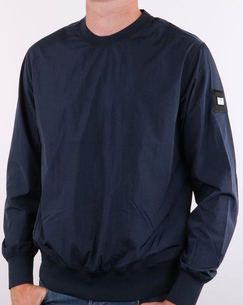 Weekend Offender Conway Overshirt Sweat Navy
