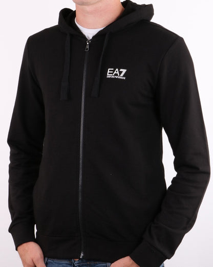Emporio Armani EA7 Hoodie Schwarz/Weiß