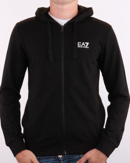 Emporio Armani EA7 Hoodie Schwarz/Weiß