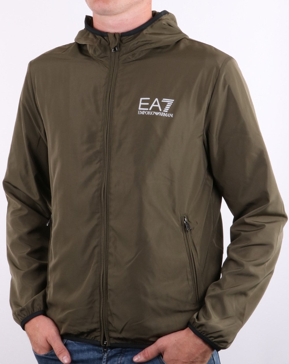 Emporio Armani EA7 Bomberjacke Traubenblatt