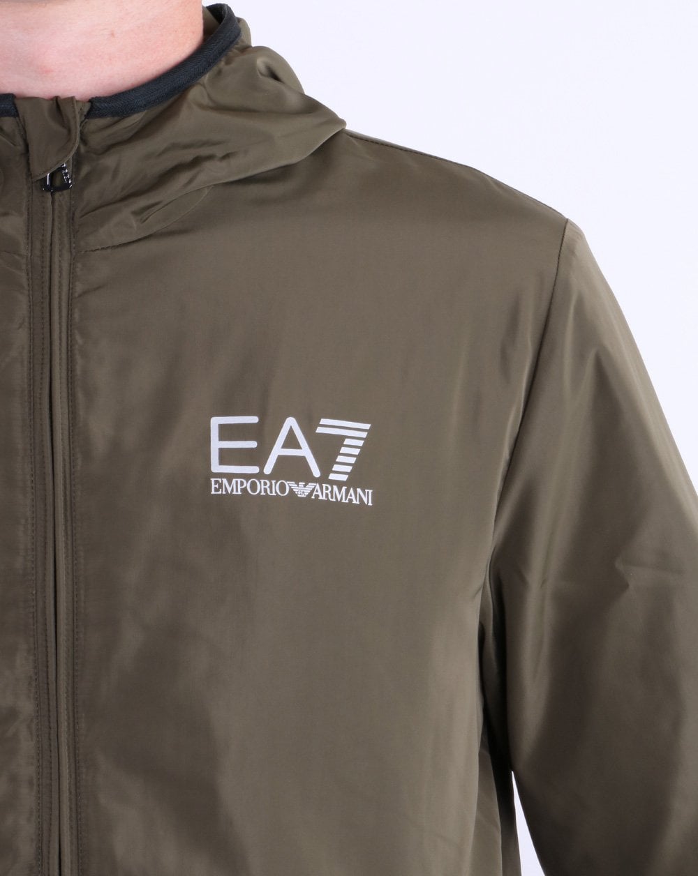 Emporio Armani EA7 Bomberjacke Traubenblatt