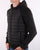 Barbour International Albie Baffle Hoodie Black Marl