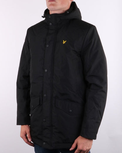 Lyle And Scott – Techincal Parka in Tiefschwarz