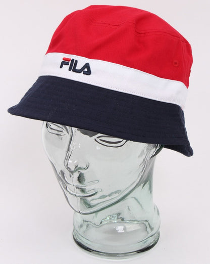Fila Vintage Butler Bucket Hat Marineblau/Weiß/Rot