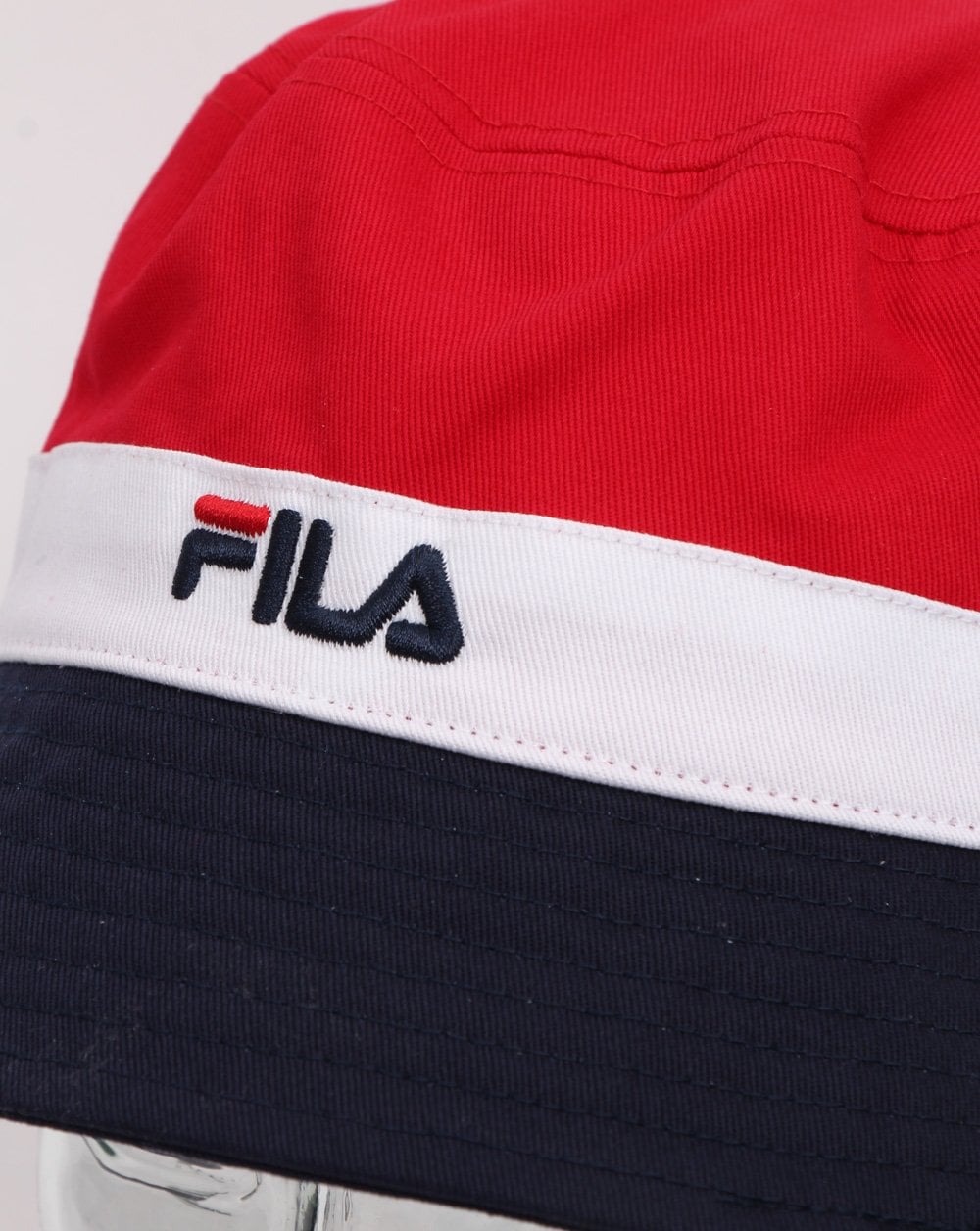 Fila Vintage Butler Bucket Hat Navy/White/Red