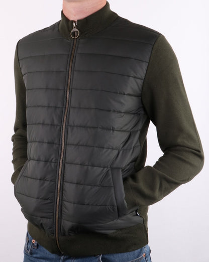 Barbour Jacke mit durchgehendem Reißverschluss, Waldgrün