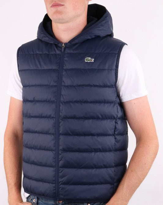 Lacoste Lacoste Kapuzenweste Marineblau