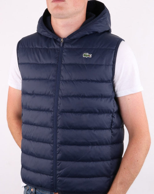 Lacoste Lacoste Kapuzenweste Marineblau