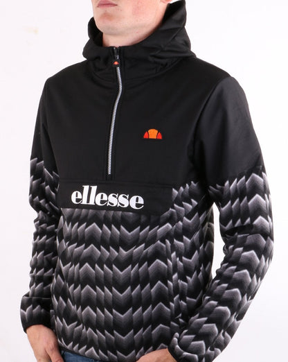 Ellesse Fleecejacke Schwarz/Grau