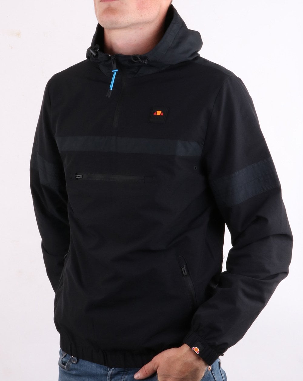 Ellesse – Ziote – Überziehjacke in Schwarz