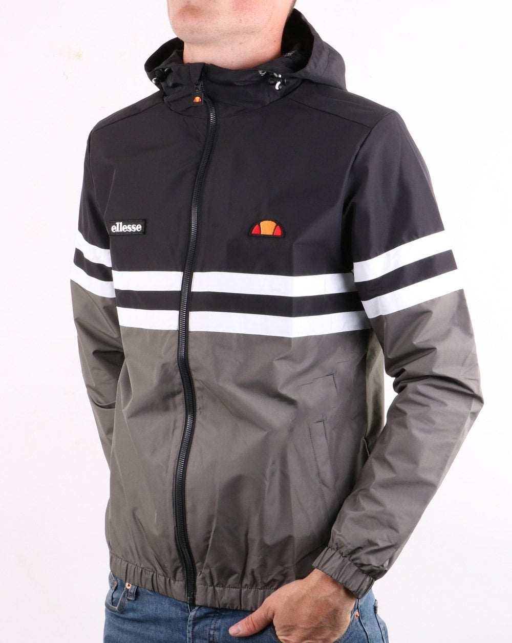 Ellesse Carpio Jacke Schwarz/Grau