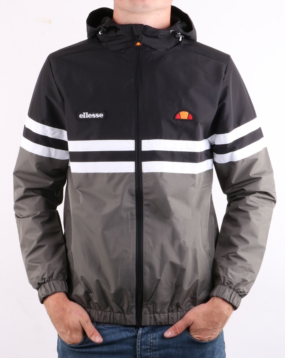 Ellesse Carpio Jacke Schwarz/Grau