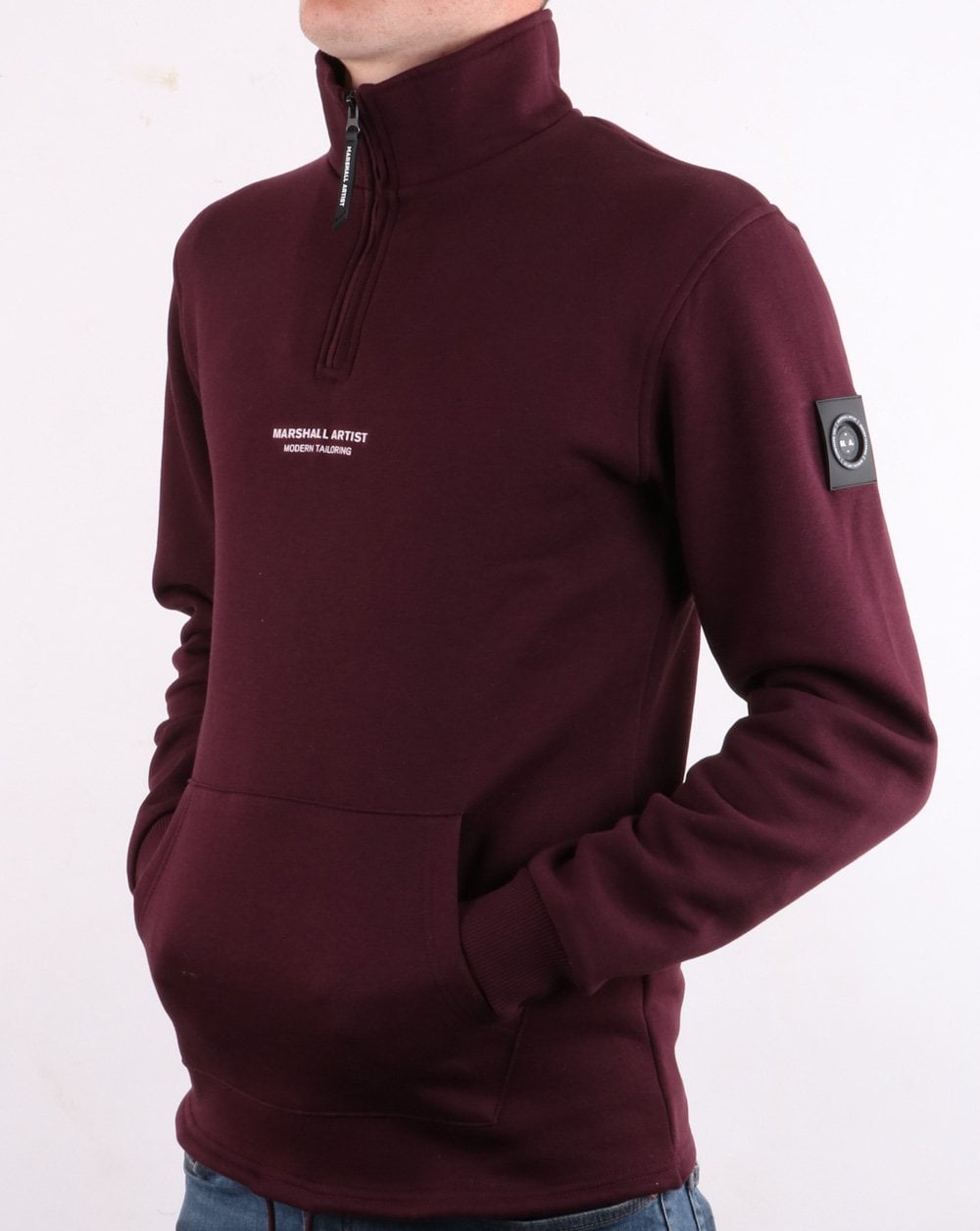 Marshall Artist Siren Half Zip Sweatshirt Fig