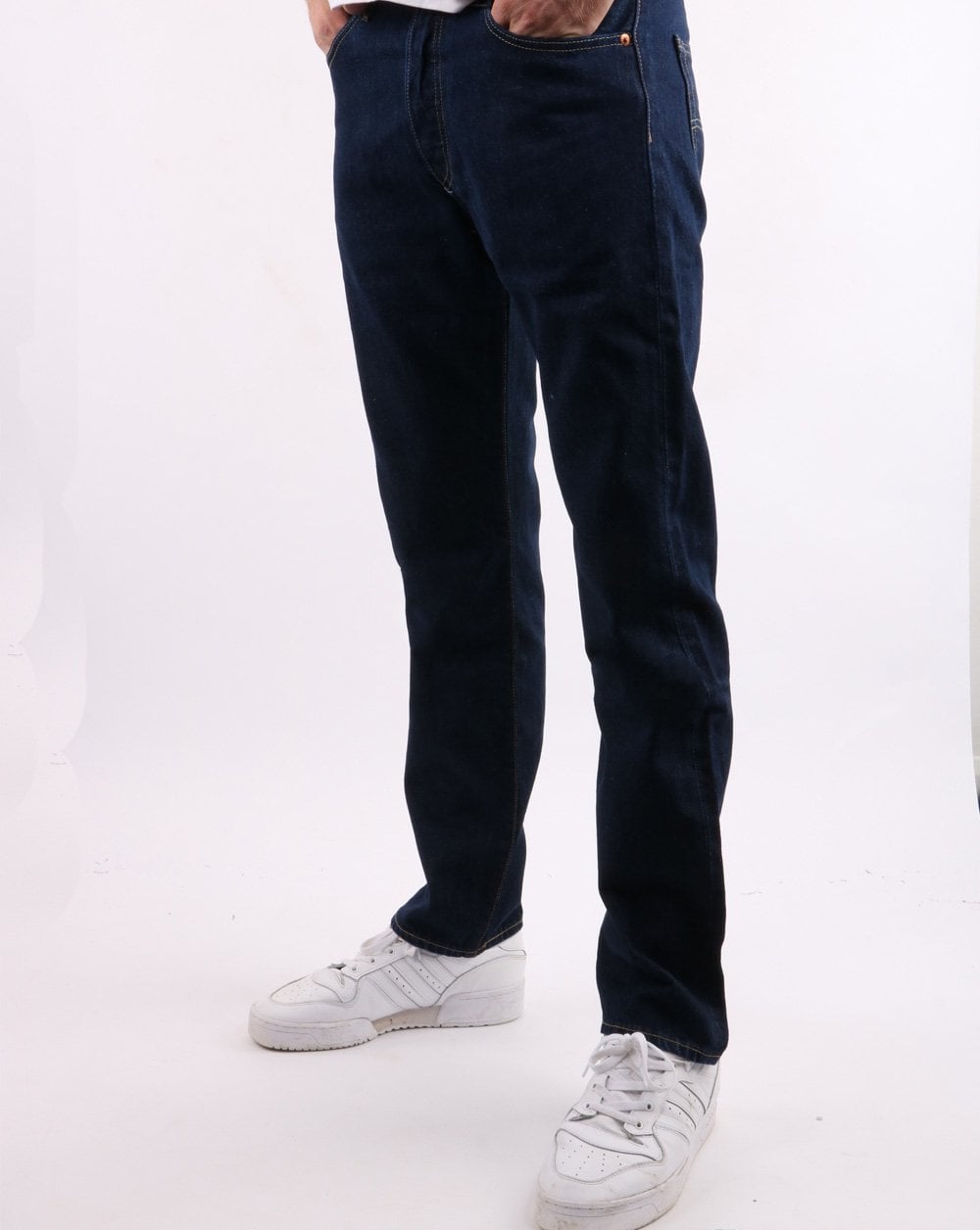 Levis 501 Original Straight Fit Jeans, eine Waschung
