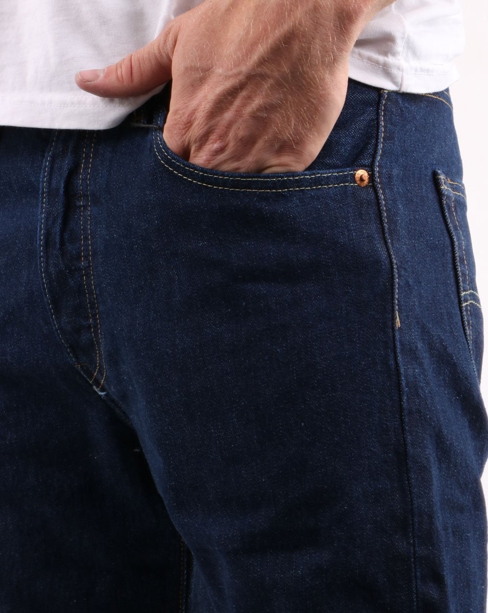 Levis 501 Original Straight Fit Jeans, eine Waschung