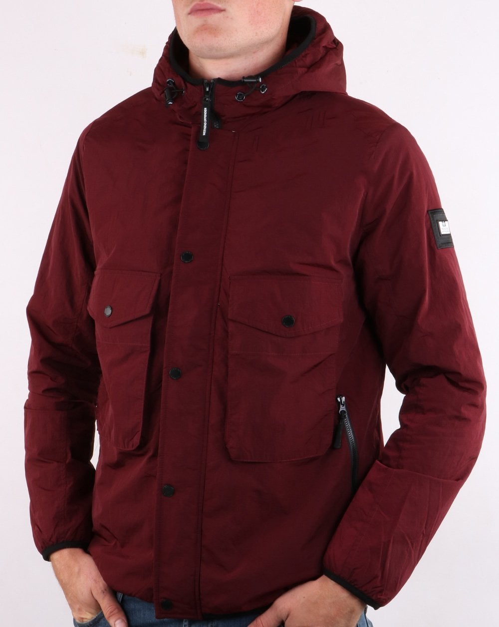 Weekend Offender Salinas Jacket Burgundy