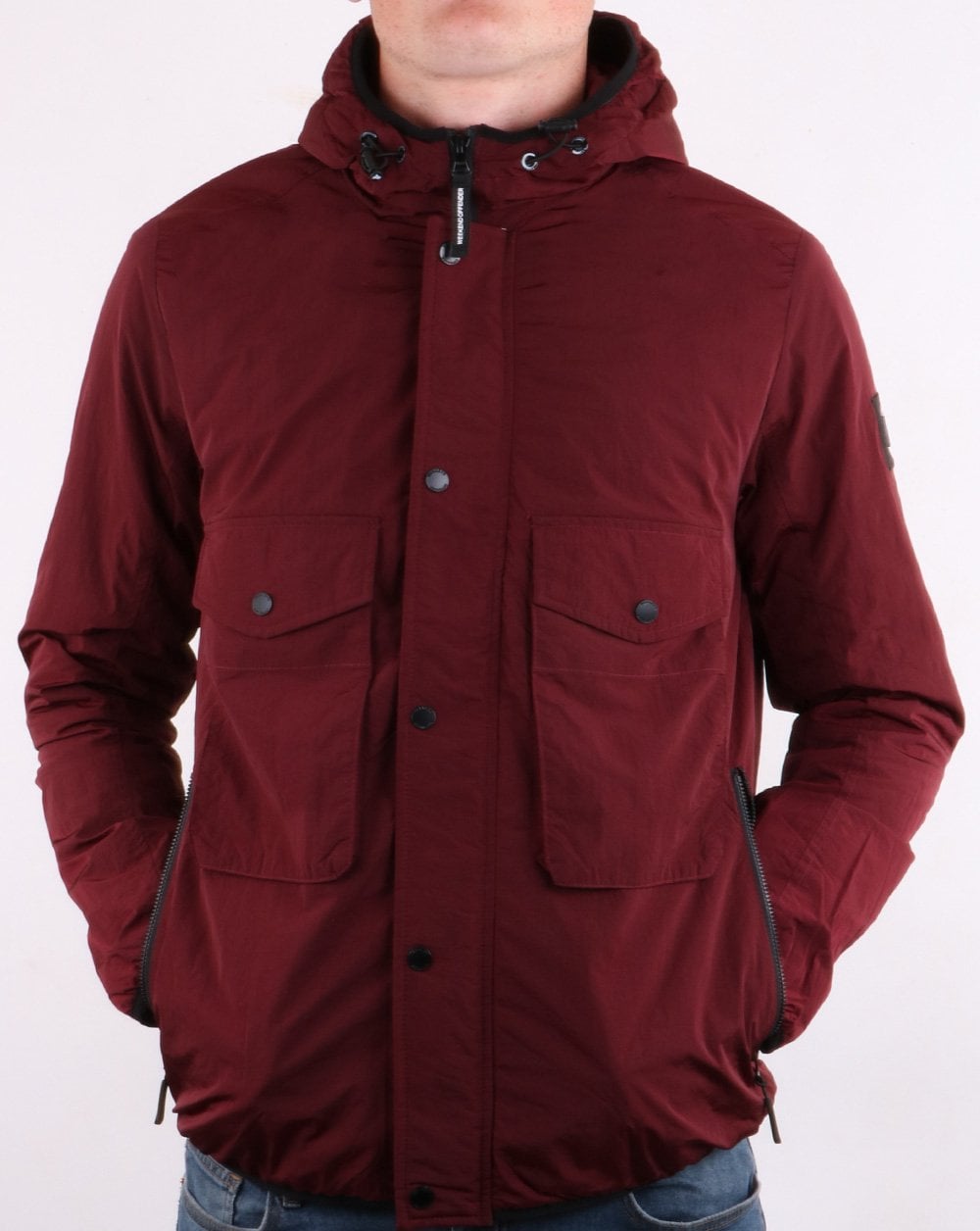 Weekend Offender Salinas Jacke Burgunderrot