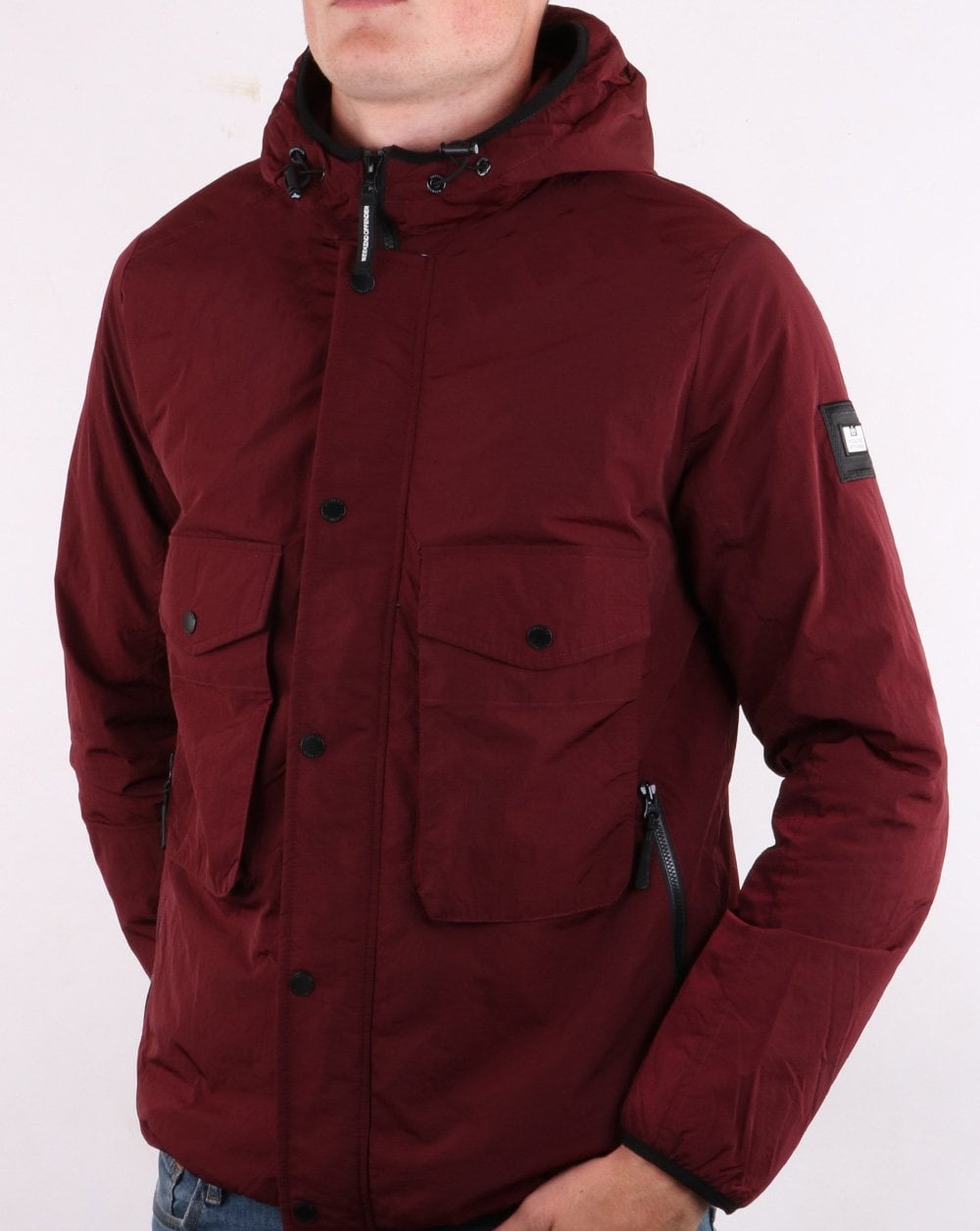 Weekend Offender Salinas Jacke Burgunderrot
