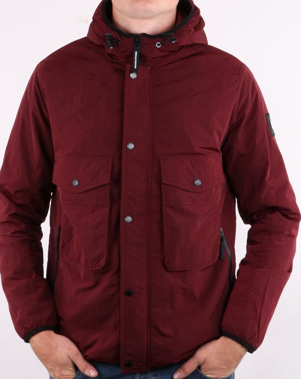 Weekend Offender Salinas Jacke Burgunderrot