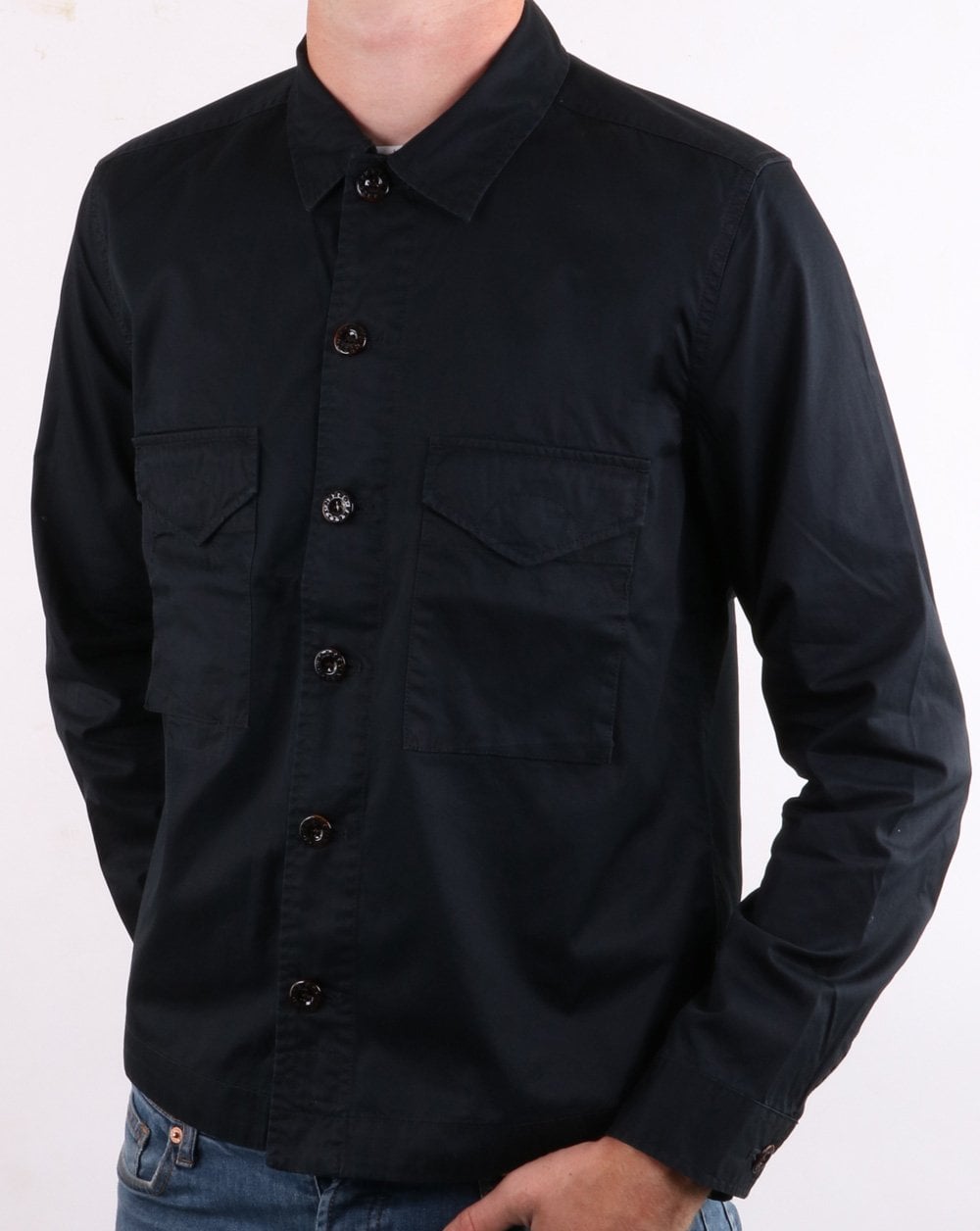 Pretty Green Overshirt Black