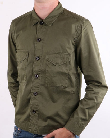 Pretty Green Überhemd Khaki