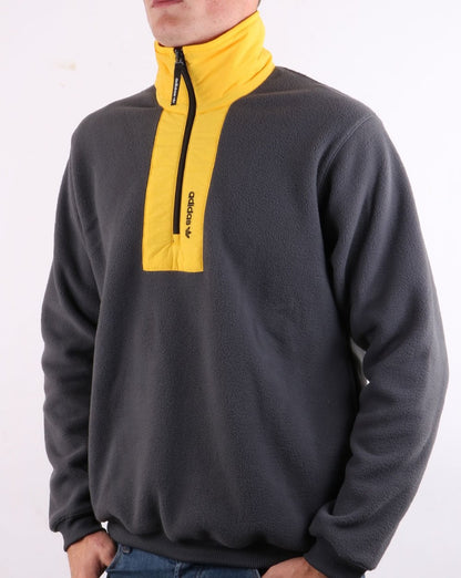 Adidas Originals Adventure Fleece Dunkelgrau/Gelb