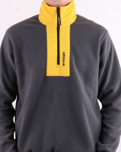 Adidas Originals Adventure Fleece Dunkelgrau/Gelb