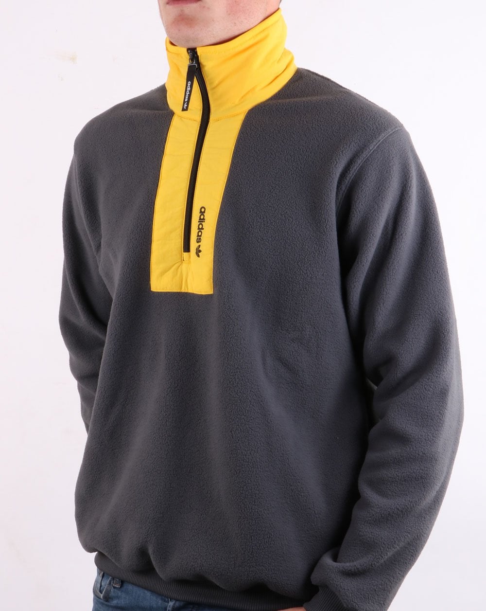Adidas Originals Adventure Fleece Dunkelgrau/Gelb