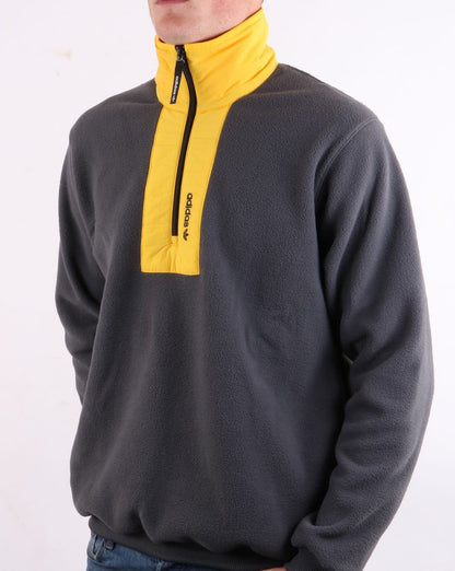 Adidas Originals Adventure Fleece Dunkelgrau/Gelb