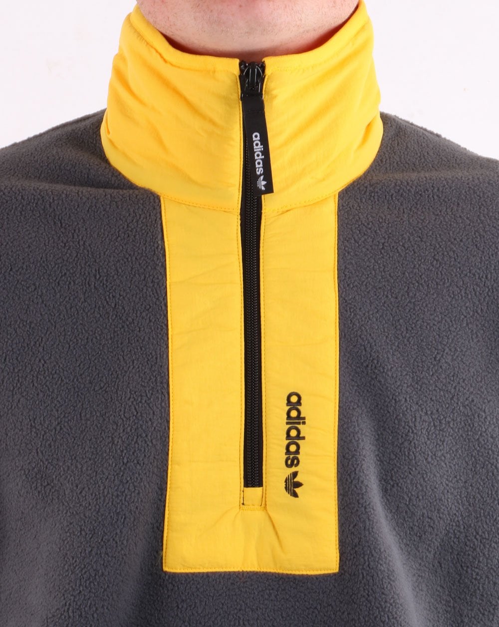 Adidas Originals Adventure Fleece Dunkelgrau/Gelb
