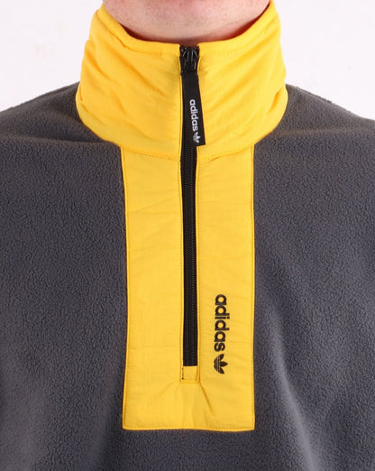 Adidas Originals Adventure Fleece Dunkelgrau/Gelb