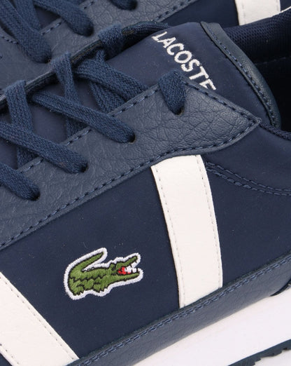 Lacoste Partner Trainer Marineblau/Off-White