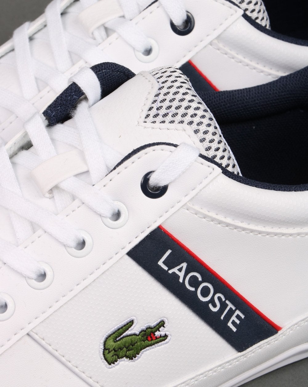 Lacoste Chaymon Trainer White/navy/red