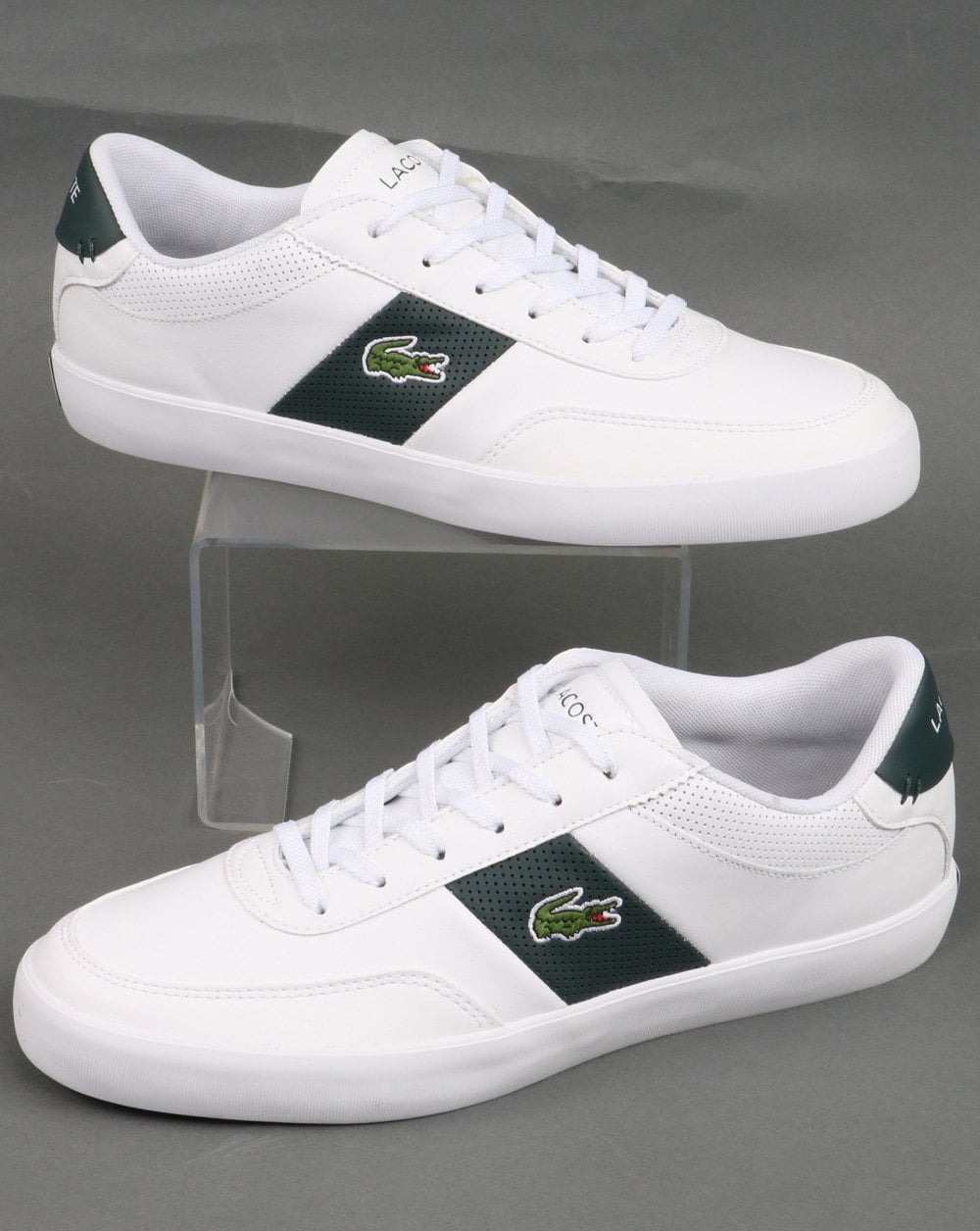 Lacoste Court Master Trainer Weiß/Dunkelgrün