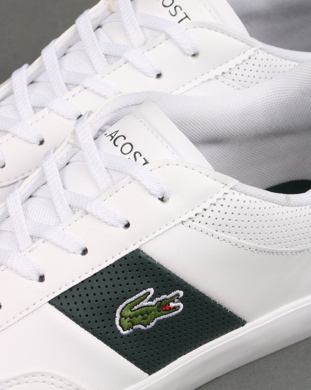 Lacoste Court Master Trainer Weiß/Dunkelgrün