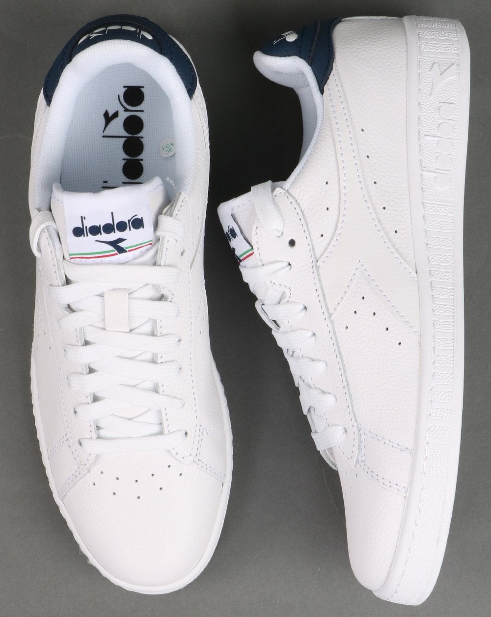 Diadora Game L Low Optisches Weiß/Jeansblau