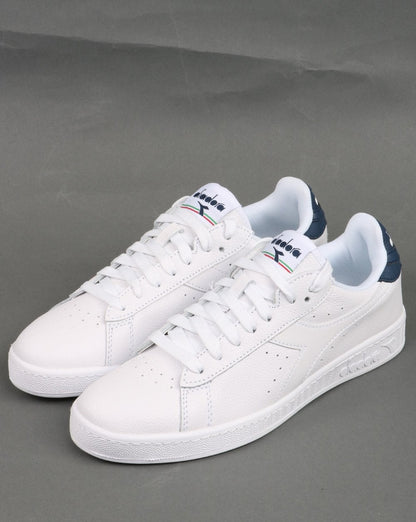 Diadora Game L Low Optisches Weiß/Jeansblau