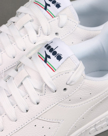 Diadora Game L Low Optisches Weiß/Jeansblau