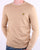 Lyle And Scott Cotton Merino Crew Jumper Sand Storm
