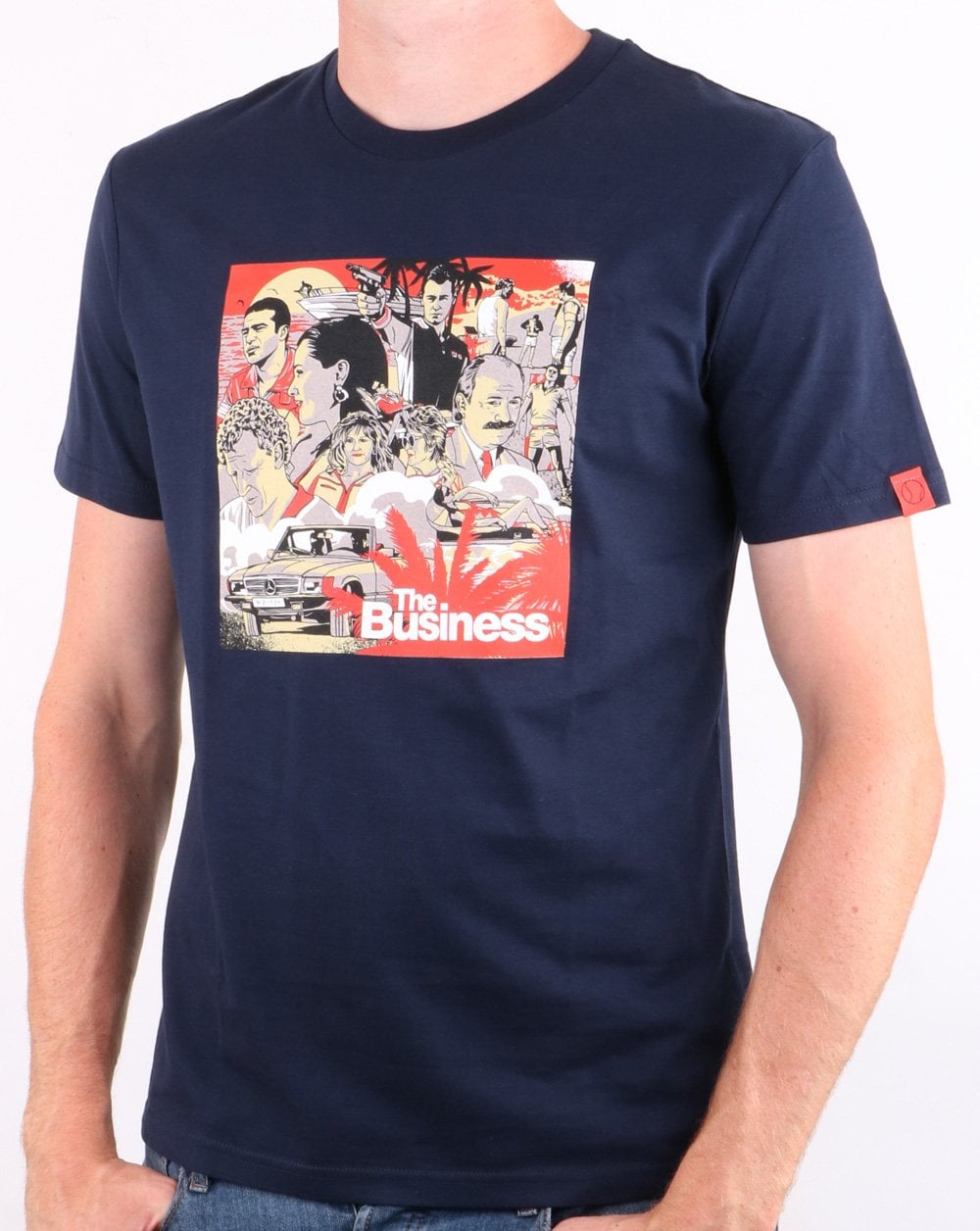 80er Casual Classics The Business T-Shirt Marineblau