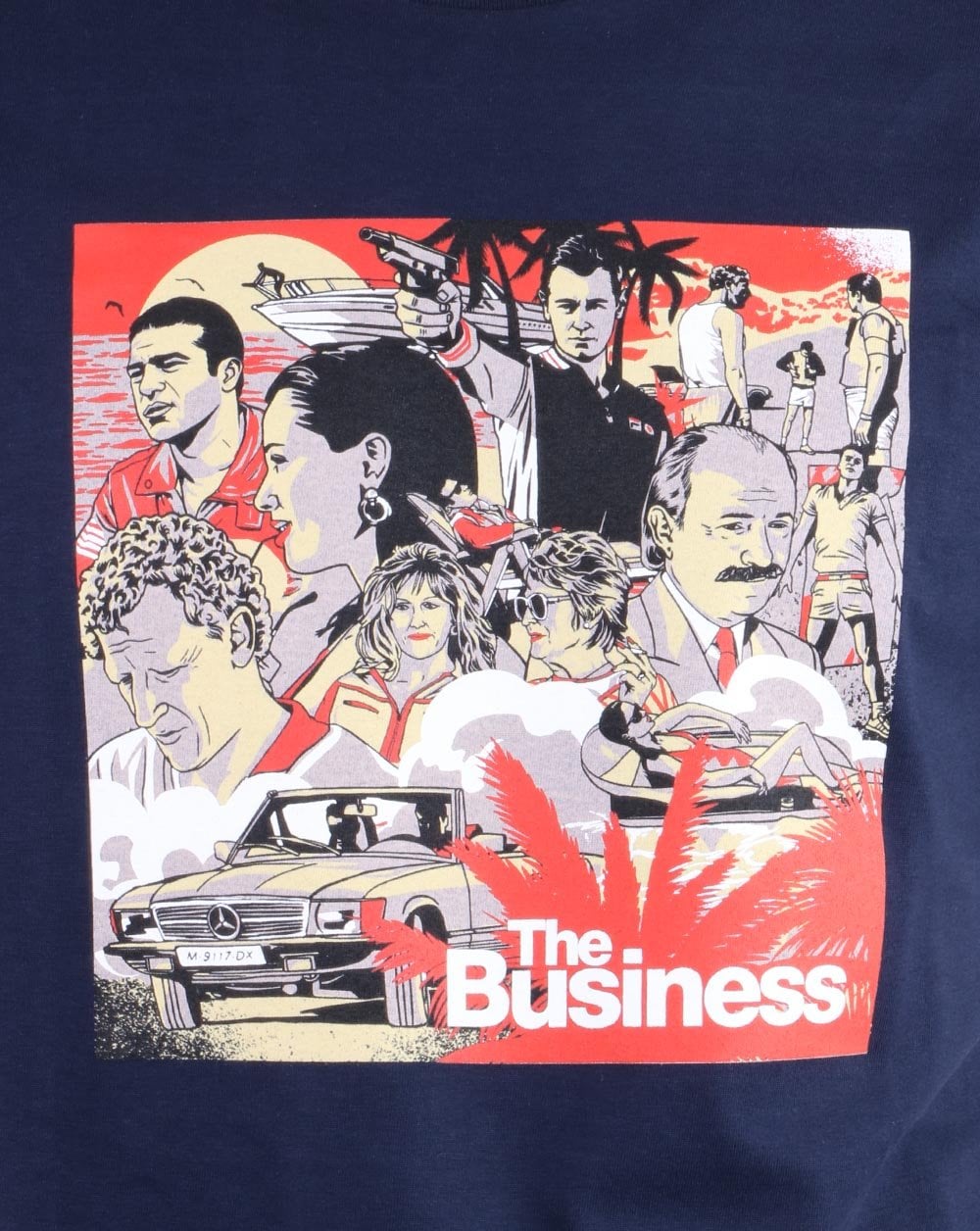 80er Casual Classics The Business T-Shirt Marineblau