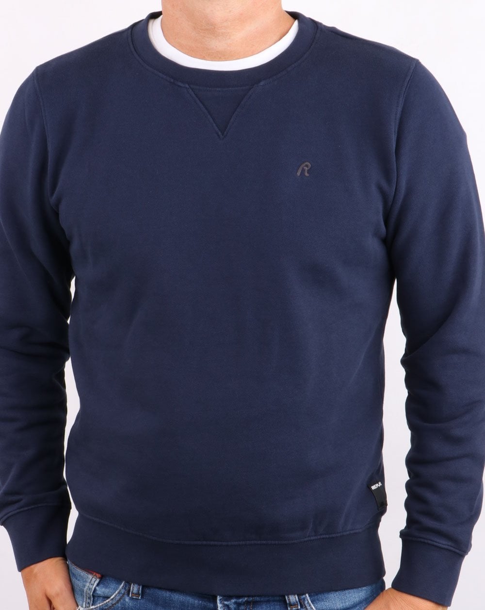 Replay Sweatshirt Blau