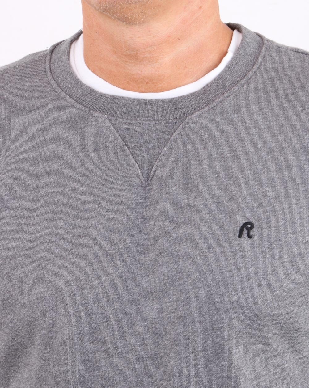 Replay Sweatshirt Grau Melange