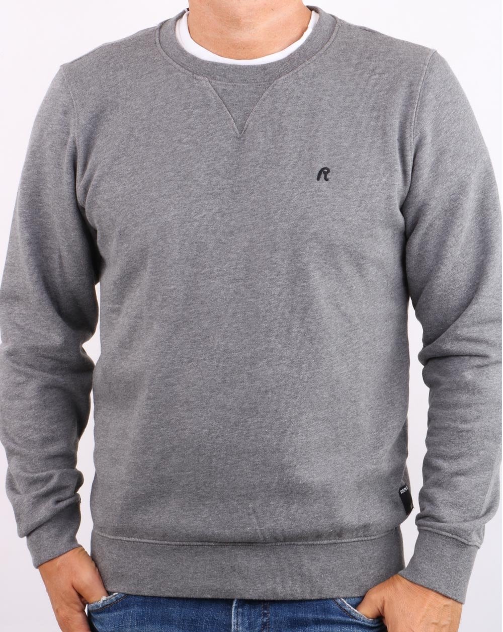 Replay Sweatshirt Grey Melange