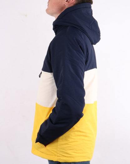 Fila Vintage Raul Jacke Marineblau/Gelb/Turtle Dove