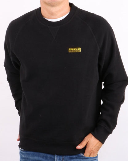 Barbour International Essential Crew Sweatshirt Schwarz