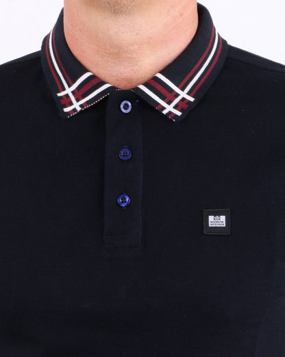 Weekend Offender Rivera Poloshirt Marineblau